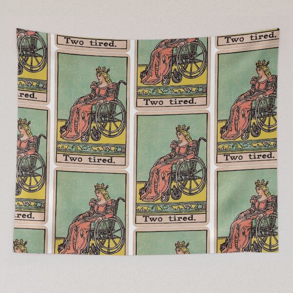 Item preview, two tired classic wheelchair tarot  designed and sold by MendaciousMina.