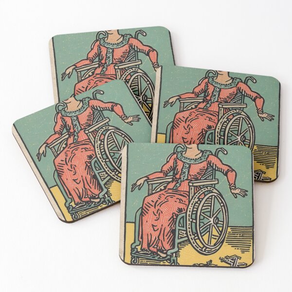 Item preview, two tired classic wheelchair tarot  designed and sold by MendaciousMina.