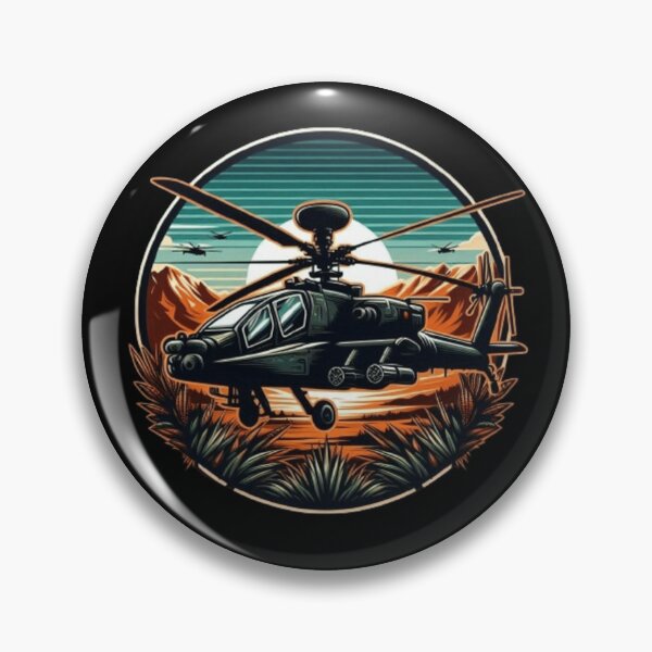 Item preview, Apache helicopter in desert  designed and sold by BeztProductz.