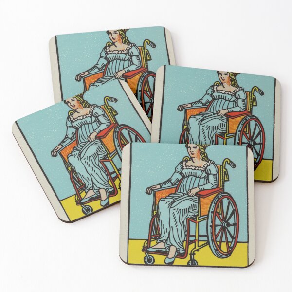 Item preview, two tired classic wheelchair tarot  designed and sold by MendaciousMina.