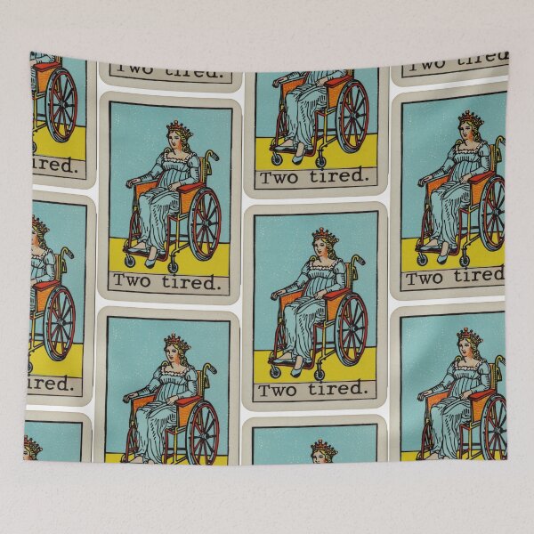 Item preview, two tired classic wheelchair tarot  designed and sold by MendaciousMina.