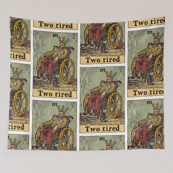 Item preview, two tired classic wheelchair tarot  designed and sold by MendaciousMina.