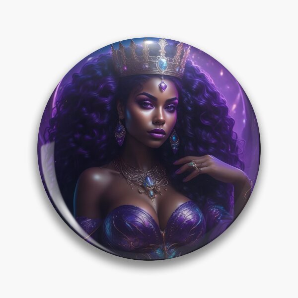 Item preview, Dark Purple Elegant Queen designed and sold by Fantasy-Fashion.