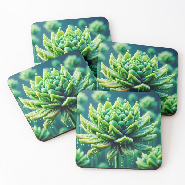Item preview, neon green Alien flower background wallpaper designed and sold by Expressions-Sel.