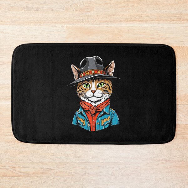 Item preview, Cute cat cowboy designed and sold by Purr95.