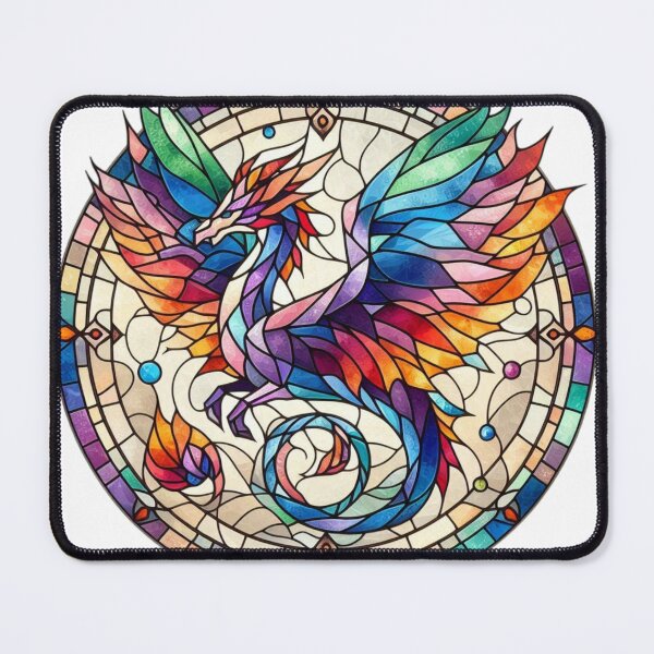 Item preview, Stained Glass Dragon designed and sold by Pixelalchemy31.