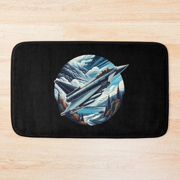 Item preview, Typhoon fighter flying over ocean designed and sold by BeztProductz.