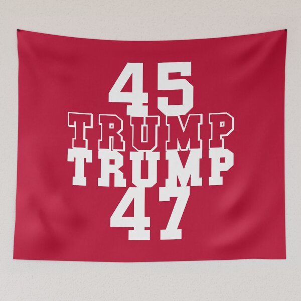 Item preview, 45 Trump Trump 47 USA Red White Style designed and sold by Kraaftwierk.