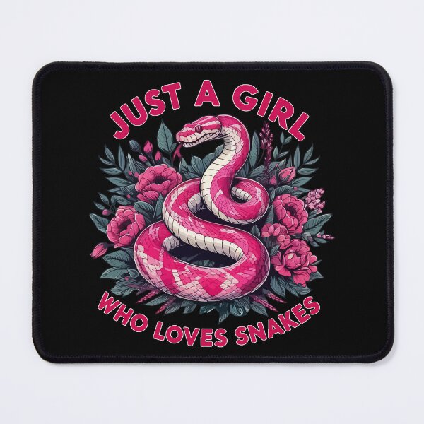 Item preview, Just A Girl Who Loves Snakes designed and sold by TomFrontierArt.