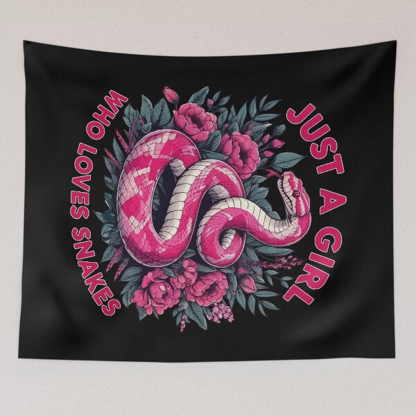 Item preview, Just A Girl Who Loves Snakes designed and sold by TomFrontierArt.
