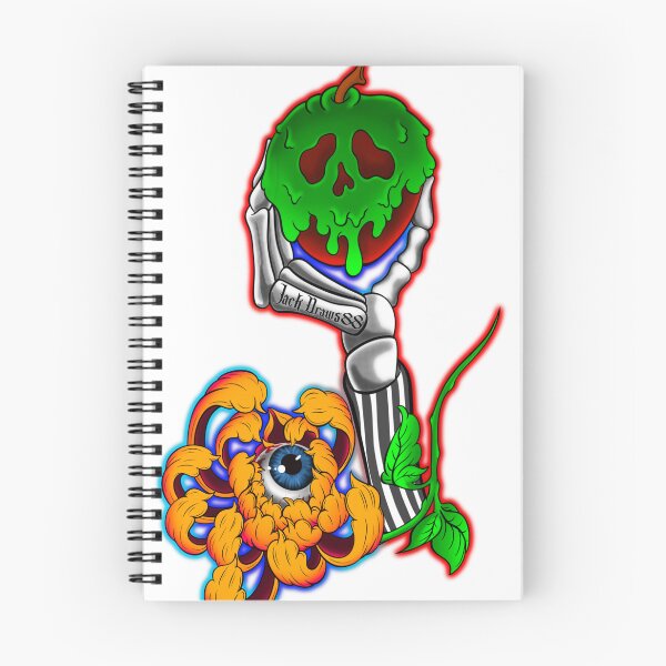 Item preview, Halloween poison apple skeleton hand designed and sold by JackDraws88.