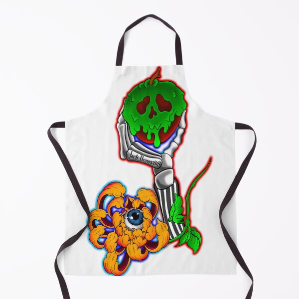 Item preview, Halloween poison apple skeleton hand designed and sold by JackDraws88.