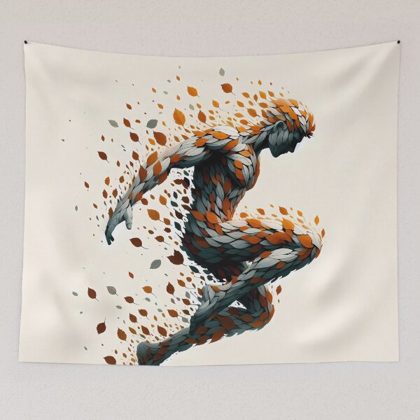 Item preview, Man Made of Leaves, Ai Generated Art  designed and sold by ACC .