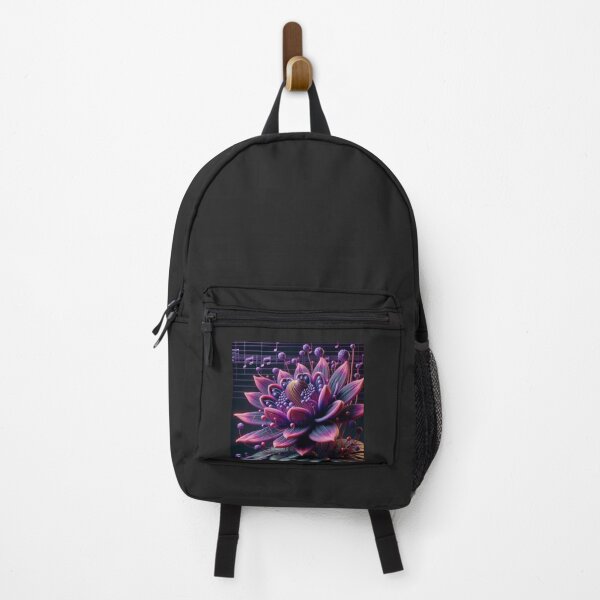 Item preview, Purple Musical Alien flower background wallpaper designed and sold by Expressions-Sel.