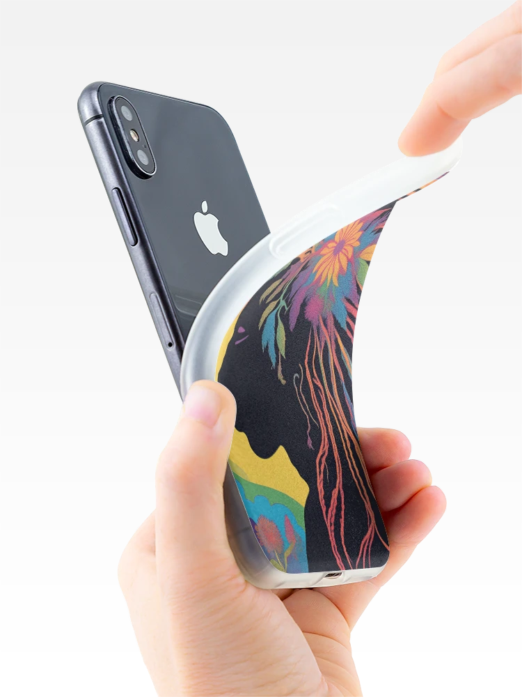 Thumbnail 4 of 5, iPhone Case, Nature, Psychedelic and Roots Connection designed and sold by RasTafariDesign.
