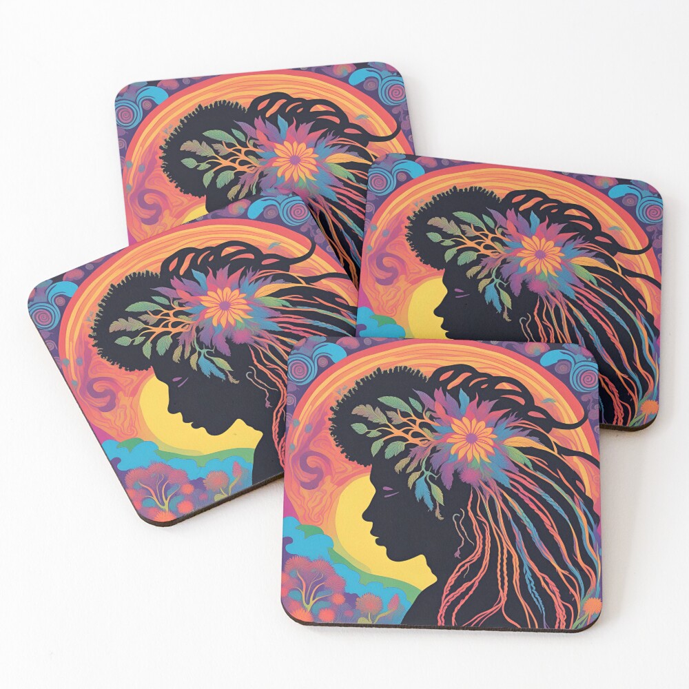 Item preview, Coasters (Set of 4) designed and sold by RasTafariDesign.