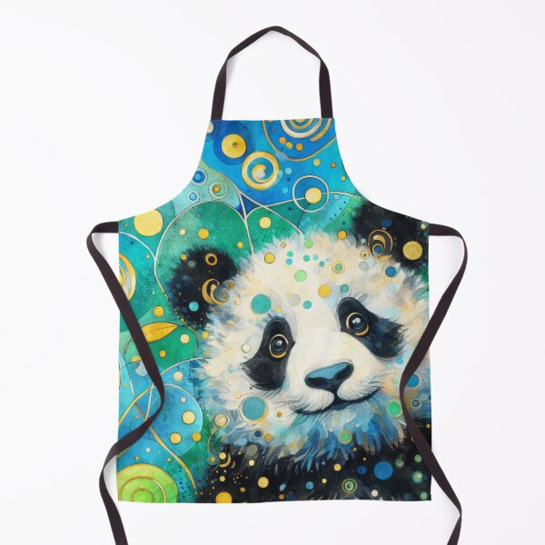 Item preview, Sweet cute Panda Bear peeking at you designed and sold by FOLK ART FUSION by heidiannemorris.