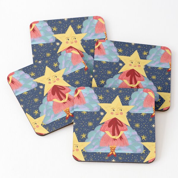 Item preview, Star girl Starry Night - Cosmic Galaxy Pattern - Jemma Jamie Skidmore  designed and sold by Jemma Jamie Skidmore.