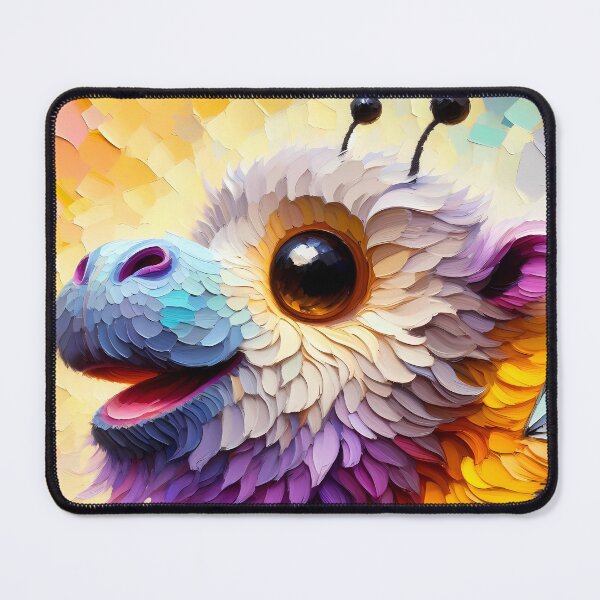 Item preview, Adorable hippo-bee art designed and sold by EmeraldeaArt.
