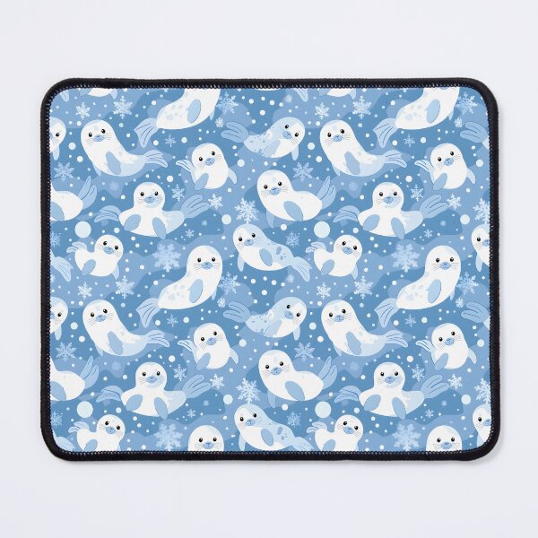 Item preview, Seal Blue Winter Pattern designed and sold by palaco210.