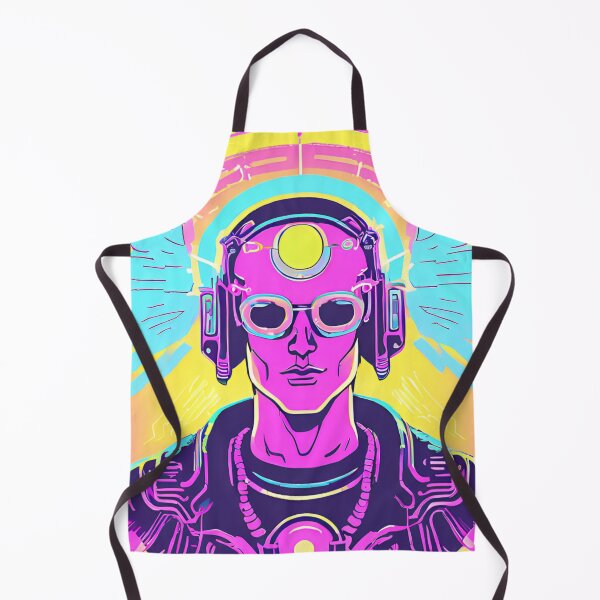 Item preview, Neon-Glowing Cyberpunk Angel T-Shirt - Futuristic Hip God with Electric Halo Art D39 designed and sold by pixelandcrafted.