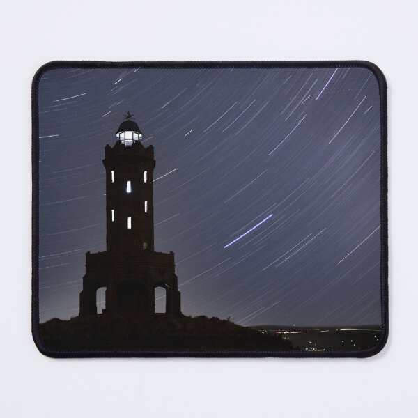 Item preview, Star Trails Over Illuminated Darwen Tower, Lancashire designed and sold by Shafiq Khan.