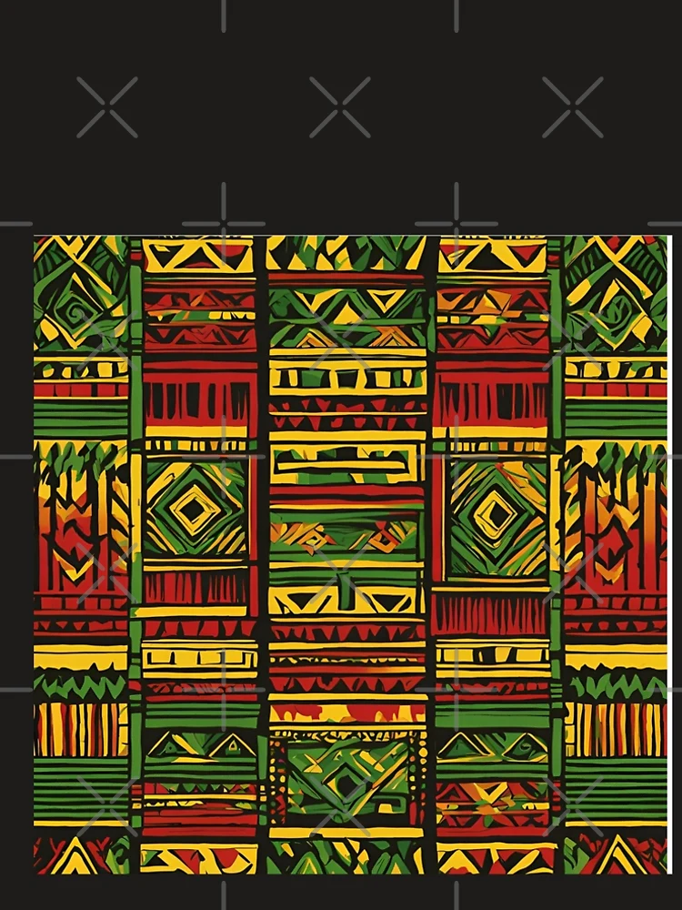Thumbnail 5 of 5, A-Line Dress, Modern Rasta Patterns for Apparel designed and sold by RasTafariDesign.