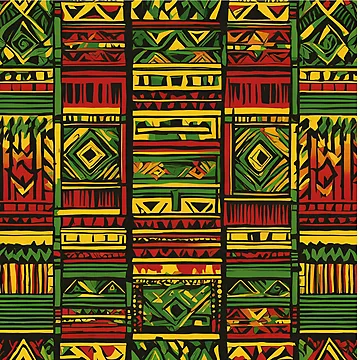 Artwork thumbnail, Modern Rasta Patterns for Apparel by RasTafariDesign