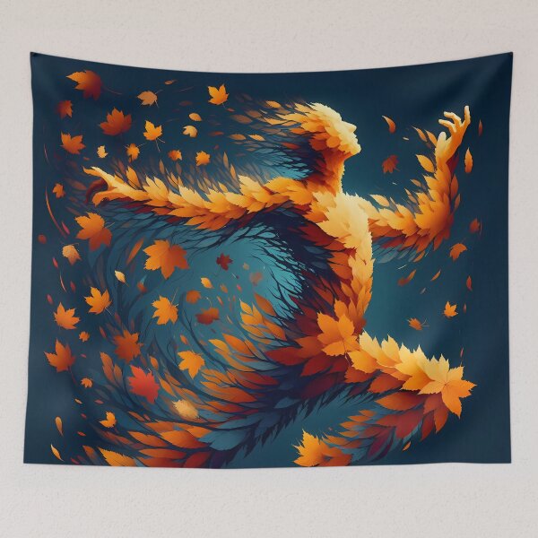 Item preview, Man Made of Leaves, Ai Generated Art  designed and sold by ACC .