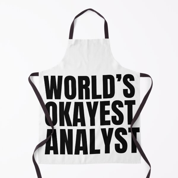 Item preview, Word's Okayest Analyst - Black designed and sold by Cutsandsparks.