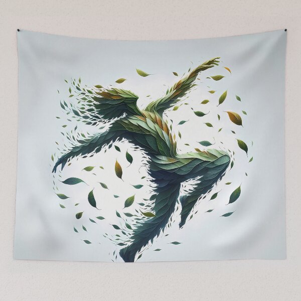 Item preview, Man Made of Leaves, Ai Generated Art  designed and sold by ACC .
