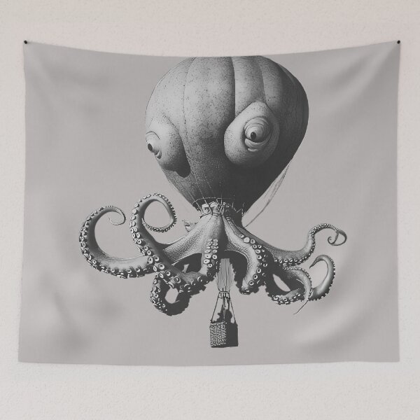 Item preview, Octopus hot air balloon designed and sold by Brendon987.