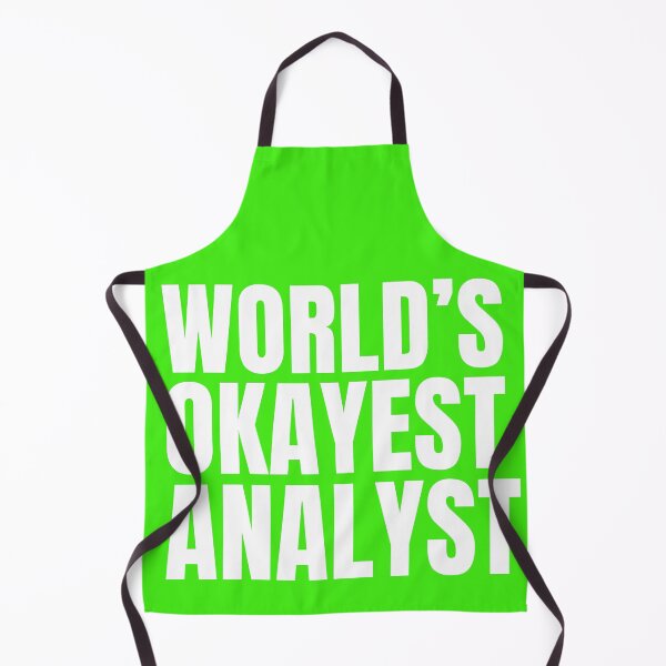 Item preview, World's Okayest Analyst - White designed and sold by Cutsandsparks.