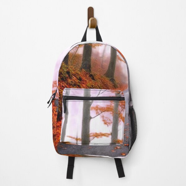 Item preview, Autumn Pathway in Fog: Enchanted Forest Design with Mystical Glow designed and sold by rajasekhark.