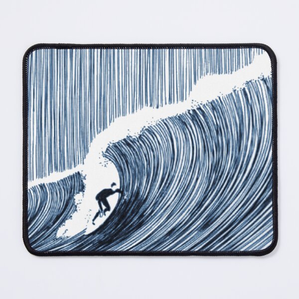 Item preview, Waves - Vintage Big Wave Surfer Surfing Art  designed and sold by Kludoman.
