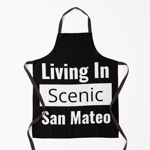 Item preview, "Living in Scenic San Mateo": San Mateo Local Show Your San Mateo Pride! designed and sold by AlphaBetulia.