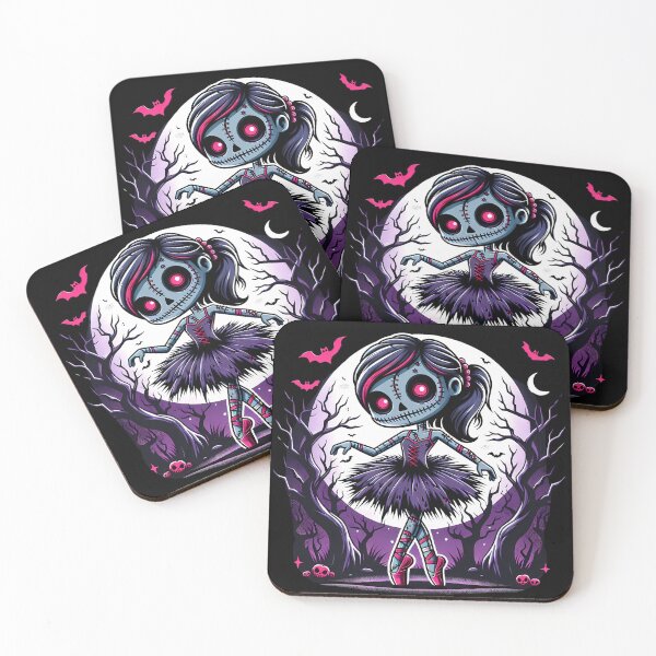 Item preview, Spooky Ballerina Zombie - Cute Zombie Ballet Dancer. designed and sold by GoldyFoWaves.