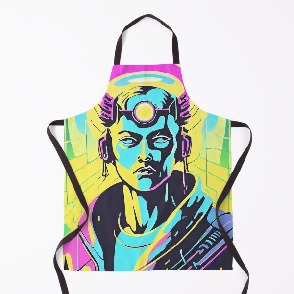 Item preview, Neon-Glowing Cyberpunk Angel T-Shirt - Futuristic Hip God with Electric Halo Art D43 designed and sold by pixelandcrafted.