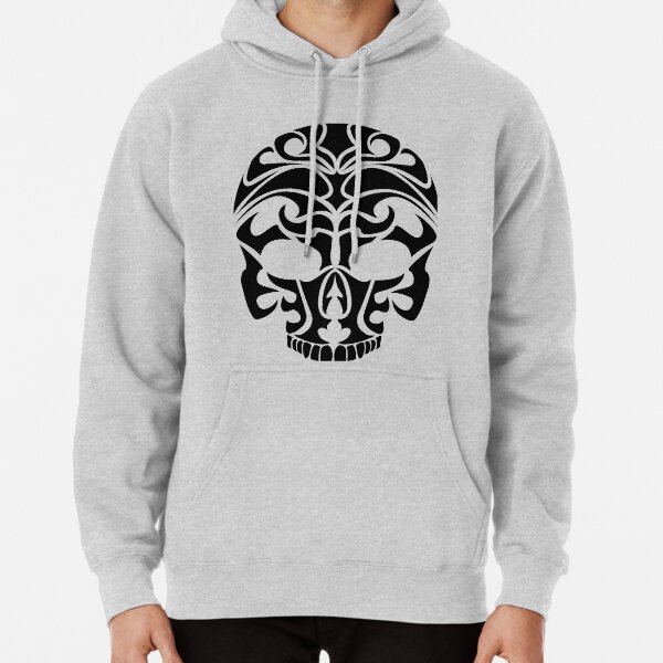 Tribal Skull Pullover Hoodie