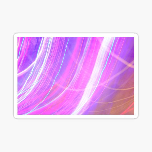 Neon Long Exposure One Sticker