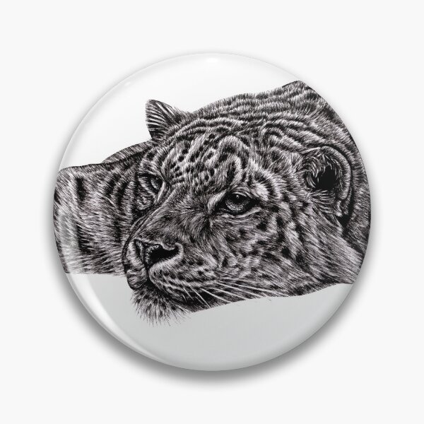 Item preview, Relaxing snow leopard designed and sold by LorenDowding.