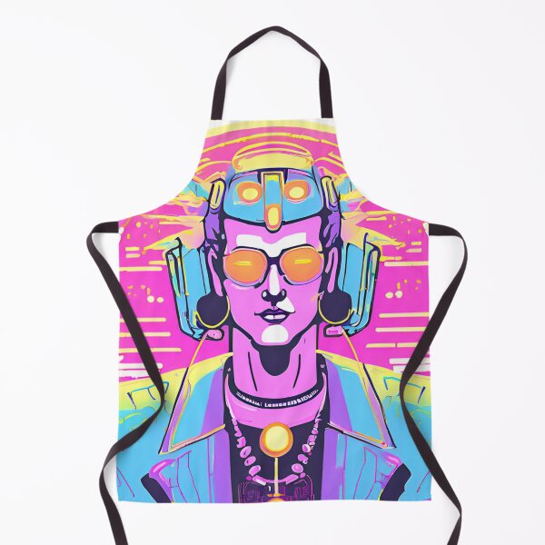 Item preview, Neon-Glowing Cyberpunk Angel T-Shirt - Futuristic Hip God with Electric Halo Art D44 designed and sold by pixelandcrafted.