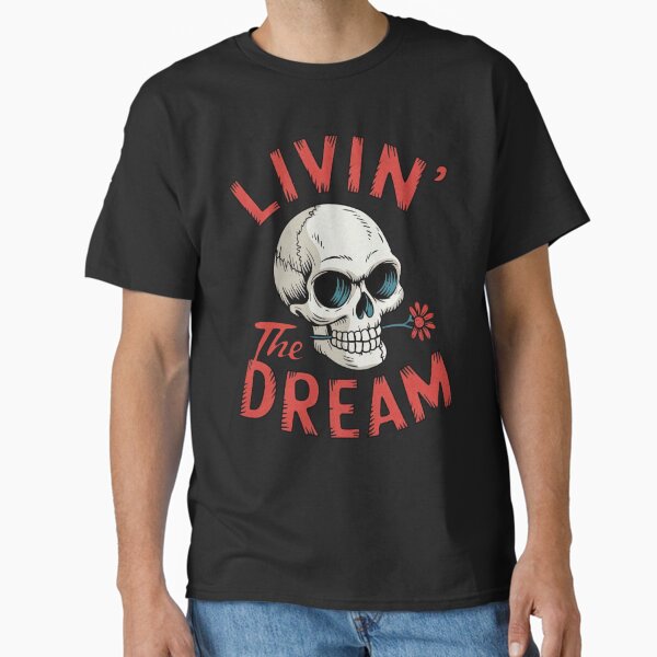 Item preview, Livin’ the Dream - Skull designed and sold by RebeccaRe.