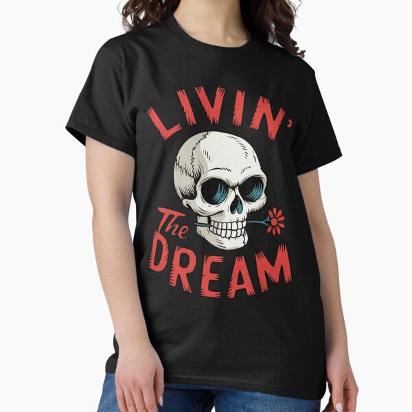 Item preview, Livin’ the Dream - Skull designed and sold by RebeccaRe.