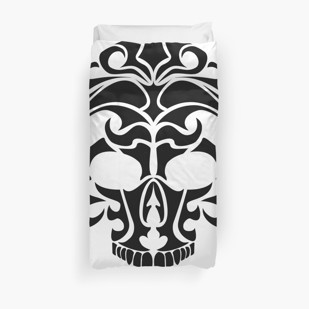 Tribal Skull Duvet Cover
