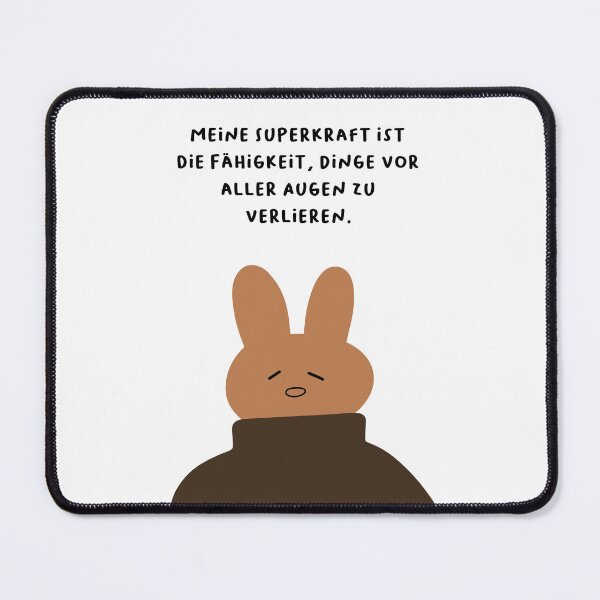 Item preview, Meine Superkraft ist die Fähigkeit, Dinge vor aller Augen zu verlieren. | Handwritten-style Font designed and sold by RM-Journey.