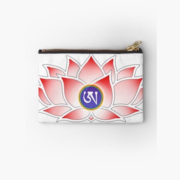 Item preview, Red Lotus, Dzogchen, Ah, Tibetan, Flower, Buddhist, Buddhism, White Background  designed and sold by MayGreenAbgrall.