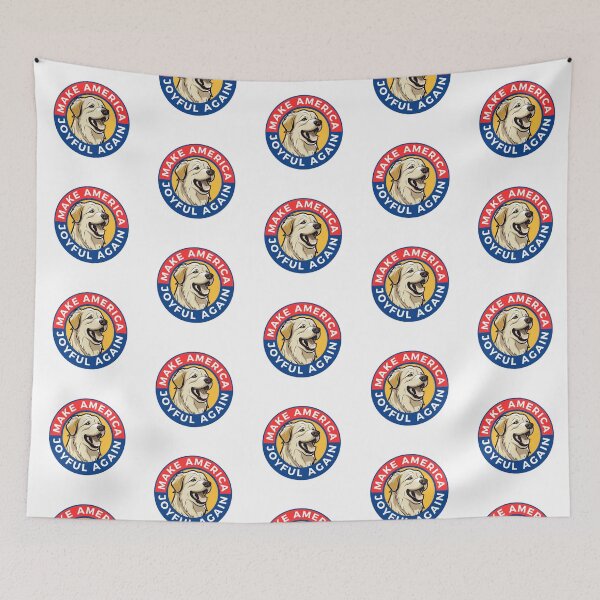 Item preview, Make America Joyful Again - Happy Yellow Lab Edition designed and sold by sternapple.
