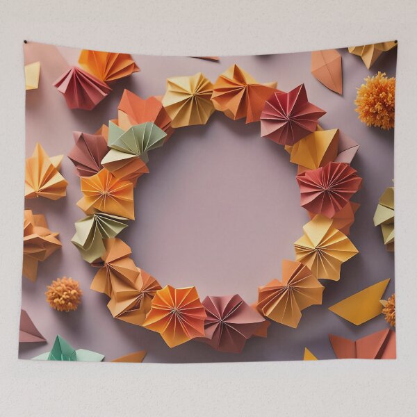 Item preview, Origami Art - Autumn Elegance: Beautiful Wreaths for the Season designed and sold by ArtfulFolds.