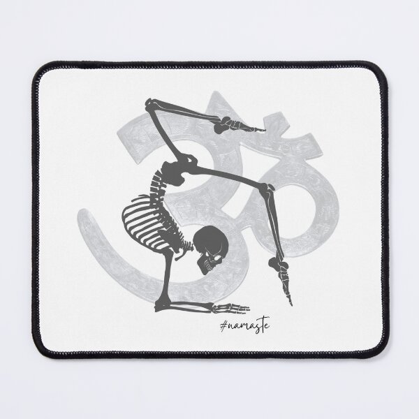 Item preview, Yoga Meditating Skeleton designed and sold by FreeStyleTrend.